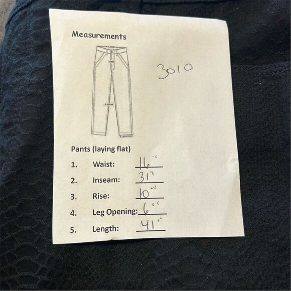 NYDJ Women's Size 8 Black Textured Jegging Pants with Lift Tuck Technology - Picture 10 of 16